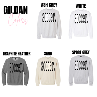 Soccer Typography Top