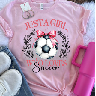 Just a Girl Who Loves Soccer Top
