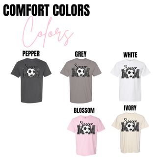 Faux Glitter Soccer Mom Top