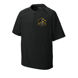 Pirate Baseball Repeat 1/2-Zip Short Sleeve Jacket V3