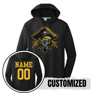 Pirate Baseball Performance Fleece Pullover Hooded V6