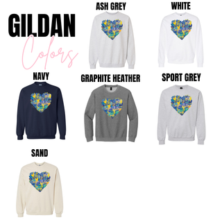 Down Syndrome Awareness Heart Top V2