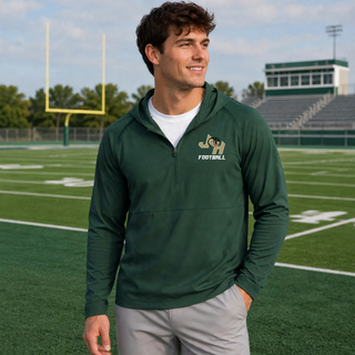Jackson Heights Cobras Classic JH Football Repeat Half-Zip Hooded Jacket