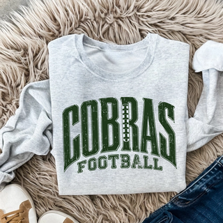 Jackson Heights Cobras Distressed Football Top