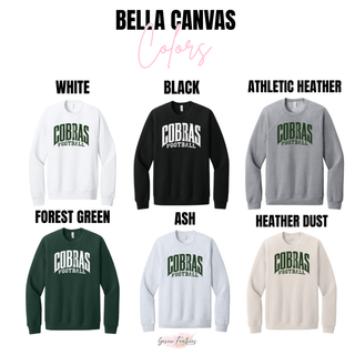 Jackson Heights Cobras Distressed Football Top