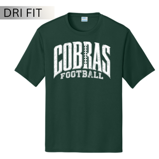 Jackson Heights Cobras Distressed Football Dri-Fit Performance Top