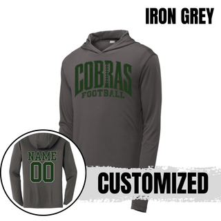 Jackson Heights Cobras Distressed Football PosiCharge Competitor Hoodie