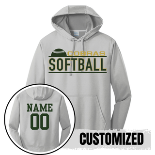 Jackson Heights Softball Performance Fleece Pullover Hooded V4