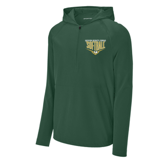 Jackson Heights Softball Repeat 1/2-Zip Long Sleeve Hooded Jacket V3