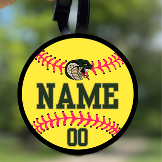 Jackson Heights Cobras Softball Bag Tag
