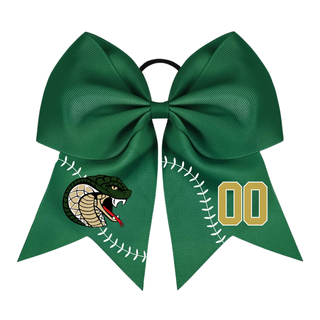 Jackson Heights Cobras Softball Customized Hair Bow
