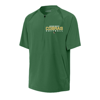 Jackson Heights Softball Repeat 1/2-Zip Short Sleeve Jacket V5