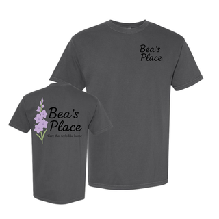Bea's Place Floral Logo Comfort Colors Top