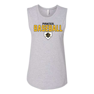 Pirates Baseball Womens Muscle Tank