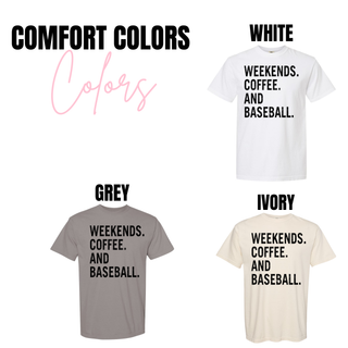 Weekends Coffee Baseball Top