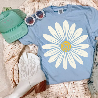 Sunshine Swirl Daisy Graphic Tee
