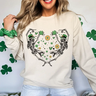 St. Patrick's Dancing Skeletons Top