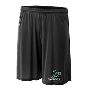 Black Ace’s Baseball performance shorts with elastic waistband and lightweight moisture wicking athletic fabric