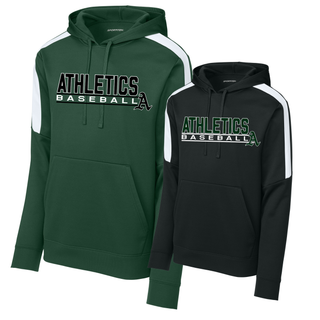 A’s Baseball Block Logo Fan Favorite Sport-Wick Performance Hoodie