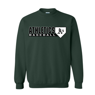 A’s Baseball Home Plate Logo Top