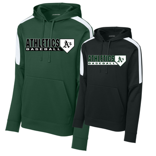 A’s Baseball Home Plate Logo Fan Favorite Sport-Wick Performance Hoodie