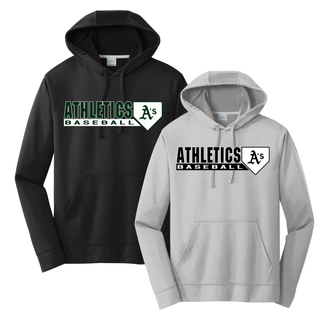 Ace’s Baseball Home Plate Logo Performance Fleece Hoodie