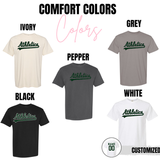 Athletics A’s Baseball Script Logo Top