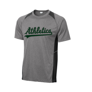 Athletics Baseball Script Logo Contender Performance Tee