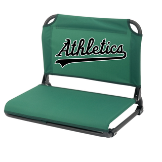 Athletics A’s Baseball Script Stadium Seat