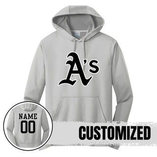 Classic A's Baseball Logo Performance Fleece Hoodie