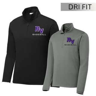 Royal Valley Panthers Baseball Long Sleeve Dri Fit Quarter Zip