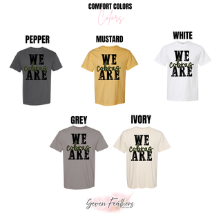 Comfort Colors color options for Jackson Heights We Are Cobras top