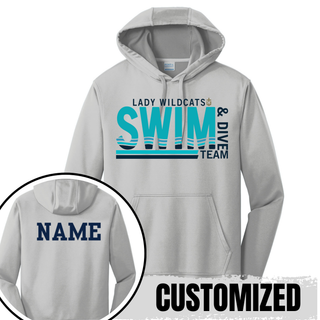 Lady Wildcats Swim and Dive Team Performance Fleece Hoodie