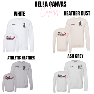 Gildan top color options for Madhouse Dance Company Real Dance Moms style in neutral tones