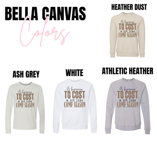 comp season dance top black brown text bella canvas heather dust white athletic heather options
neutral dance mom comp season shirt bella canvas color options