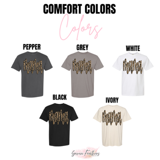 tall leopard mama graphic top multiple apparel styles including tee sweatshirt and long sleeve