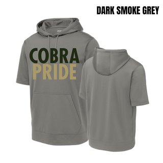 Jackson Heights Jr. Cobras Cobra Pride Fleece Short Sleeve Hooded Pullover