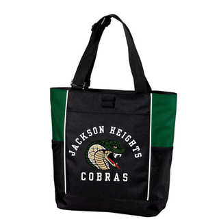 Jackson Heights Cobras Arched Logo Panel Tote