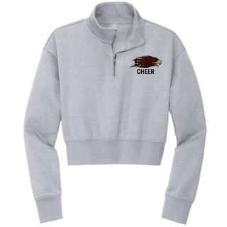 Silver Lake Power Eagle Cheer Crop Quarter Zip