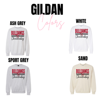 Bulldawgs Checker Cheer Top