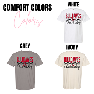 Bulldawgs Checker Cheer Top
