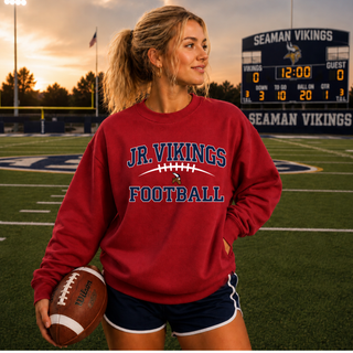 oversized-jr-vikings-football-cardinal-red-crewneck-back-jr-vikings-bleachers