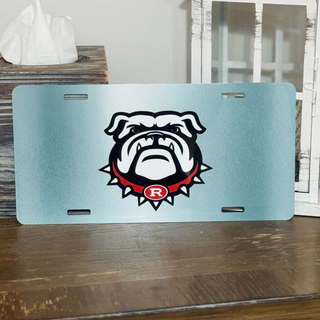 Rossville Dawgs Chrome License Plate