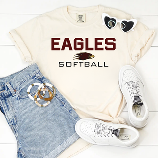 Silver Lake Eagles Softball Classic Mascot Graphic Top