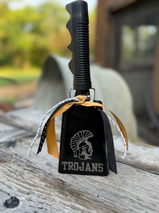 Topeka High Trojans Laser Engraved Cowbell