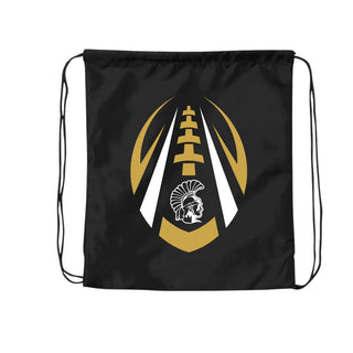 Trojan Football Drawstring Bag (Black)