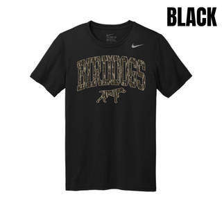 Black men's rLegend performance top with camo arch BIRDDOGS lettering and bird dog mascot for Birddogs Basketball