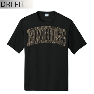 Birddogs Basketball Camo Dri-Fit Performance Top in jet black