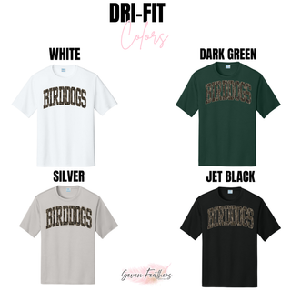 Birddogs Basketball Camo Dri-Fit Performance Top color options: White, Dark Green, Silver, Jet Black