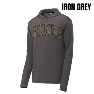 Birddogs Basketball Camo PosiCharge Competitor Hoodie in iron grey